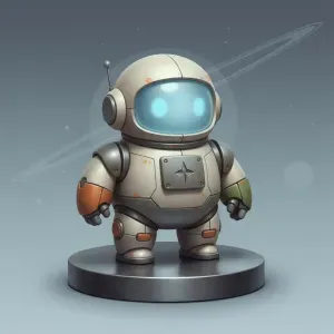 🤖 AstroBuddy Explorer – Retro Space Robot