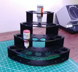 Modular Hobby Paint Rack - Outside Corner