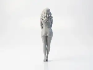 Beautiful Lady Tight Dress Female Figure 3D Printable