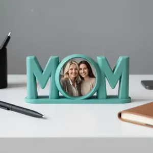 MOM Letters with Photo Frame - Mother’s Day Picture Holder