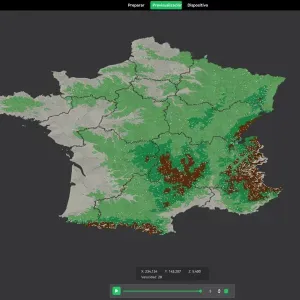 Regions of France. 3D Map puzzle (13-piece)