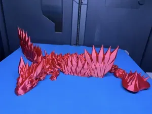 Baby Crystal Winged Dragon - with heart tail