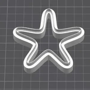 Starfish cookie cutter