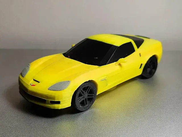 Chevrolet Corvette Z06 (C6) Kit Card (1:24 scale) — Фото 5 из 9