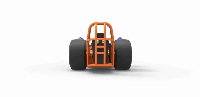 Diecast Front engine dragster with 2 V8 Version 2 Scale 1:25 — Image 9 of 9
