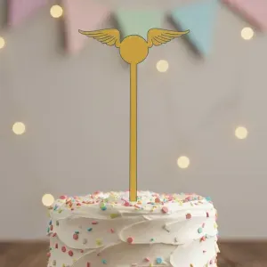 Cake Topper Snitch Ball Harry Potter