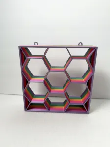 Mini Hex Shelf Wall mounted