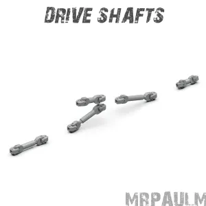 KAMAZ 6350 8x8: Drive shafts