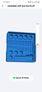 milling machine storage box