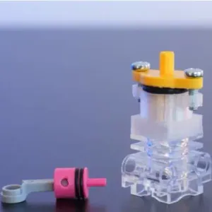 Air engine V2 for building blocks