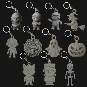 HALLOWEEN KEYCHAIN COLLECTION