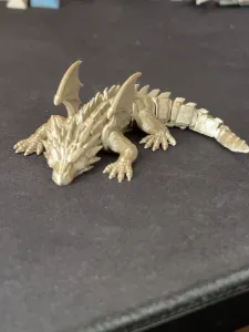 Flexi dragon, articulated mythic animal