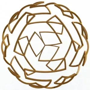Wireframe Shape Geometric Telstar Ball
