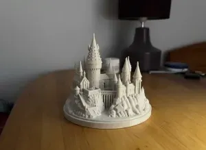 Fantasy Wizard School Castle Model