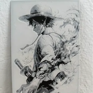 Hueforge Luffy portrait