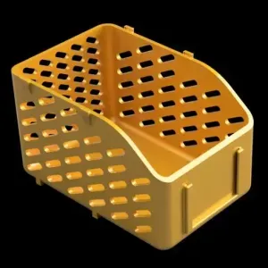 Stackable Storage Container with Label Slot A