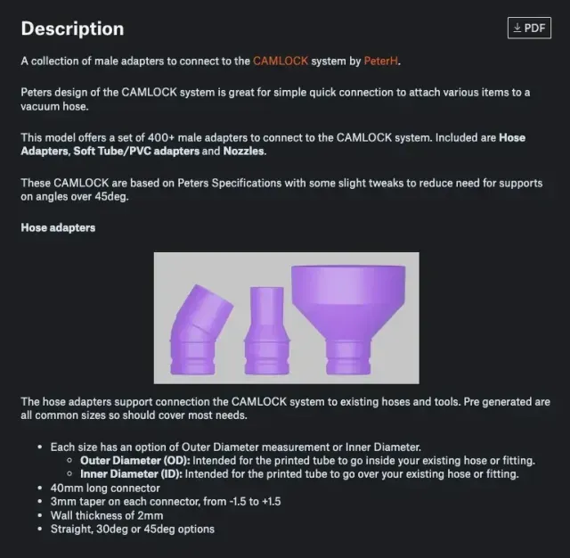 CAMLOCK System Suction Nozzles for Ridgid 1 7/8" — Фото 3 из 9