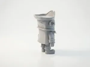 Pirate SpongeBob Figurine Cartoon 3D Printable