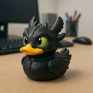 Rubber Duck - Toothless Dragon Model - 3D Print