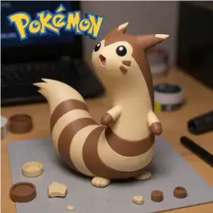 FURRET, POKEMON.