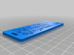 My Customized Customizer Version of luggage label