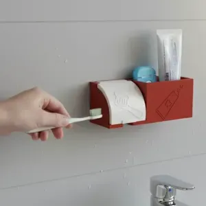 toothbrush holder with lid v2