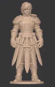stylized warrior