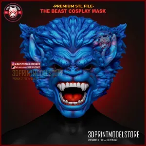 The Beast Mask - Marvel Cosplay Halloween Helmet