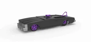 Front engine old school dragster with shell V2 Scale 1:25