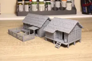 Vietnamese village houses