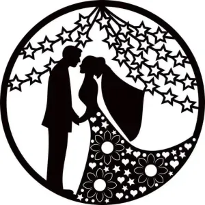bride wall art