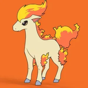 Ponyta Wall Art