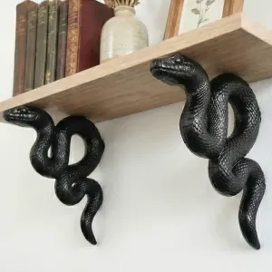 Decorative Snake Shelf Bracket