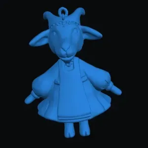Елочная игрушка коза 2027