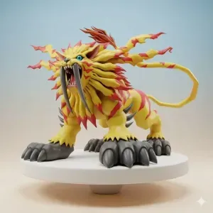 SaberLeomon Digimon Creature Model