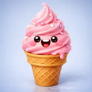 Cute Ice Cream - Gelato