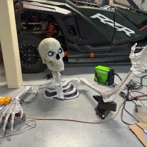 Giant Hardware Store Skeleton Joint Connectors