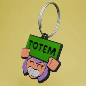 Totem Reply Pin | Brawl Stars Keychain Series