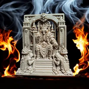 UNDERWORLD THRONE – FDM FRIENDLY BAS-RELIEF