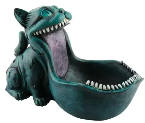 Cat-shaped trinket holder / Cheshire-style candy dish — Фото 3 из 9