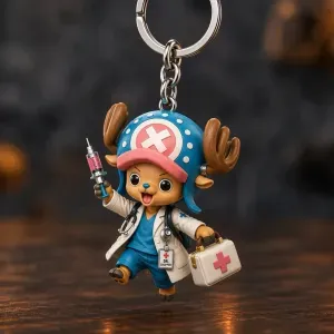 Chopper Doctor Keychain – One Piece 🩺🦌