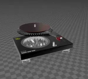 turn the table, grind the herbs ..DJ-Deck herb grinder ..inc