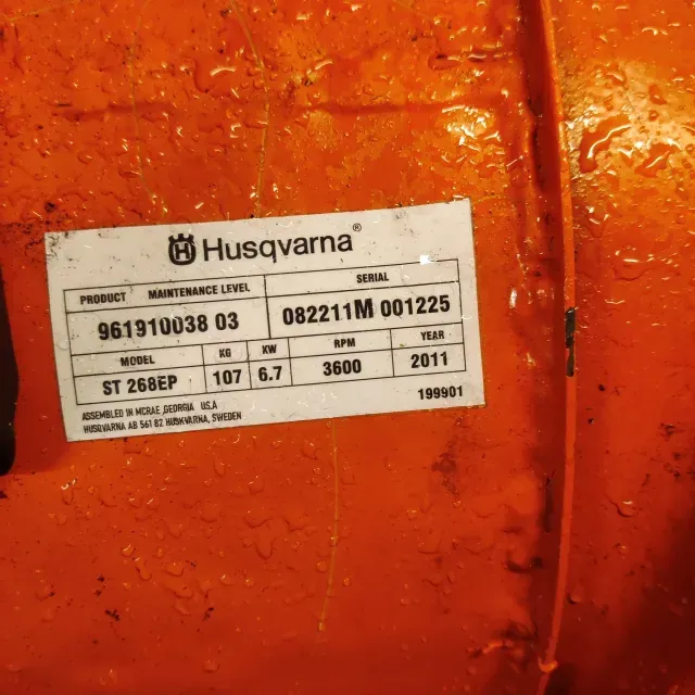 Husqvarna snow blower power steering