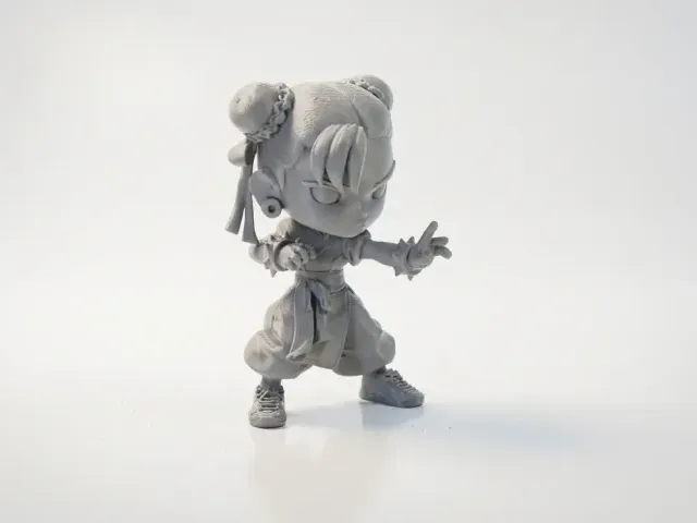 Chun Li Chibi Figurine Street Fighter 3D Printable — Image 3 of 4
