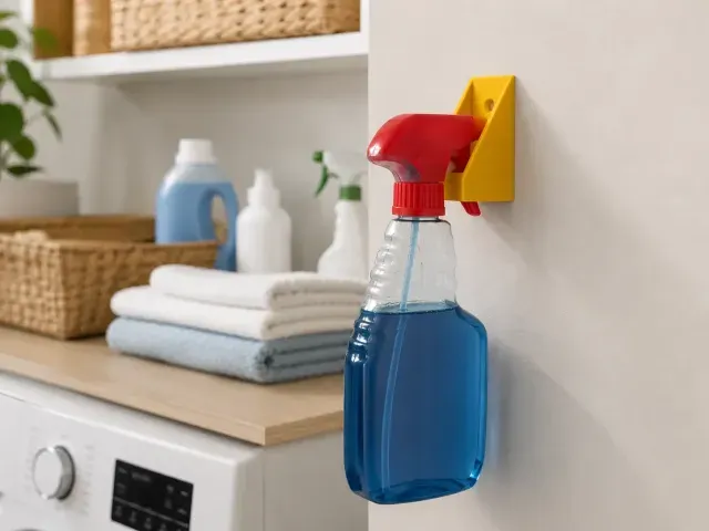 Wall-Mounted Spray Can Holder – Compact Spray Bottle Holder — Фото 7 из 8