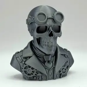 Steampunk Skeleton Bust