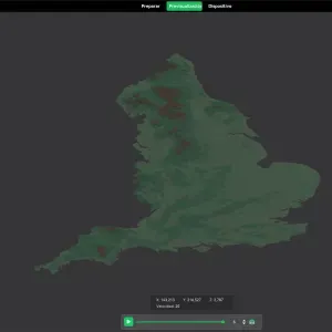 Authorities of England. 3D Map puzzle (119-piece)