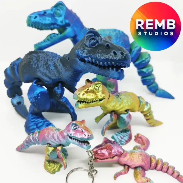 Flexi T-Rex Dinosaur | Articulated Trex NO support — Image 8 of 9