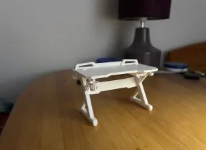 1:12 Scale Dollhouse Gaming Desk