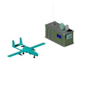 CONTROL CONTAINER AND ATTACK DRONE UAV